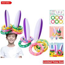 Easter Inflatable Bunny Ears Ring Toss Game for Classroom &amp; Party Use - ... - $46.48