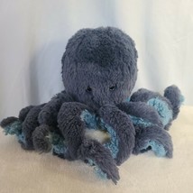 The Manhattan Toy COMPANY Blue Octopus Plush 12 in w/8 Curling Tentacles CLEAN  - £17.44 GBP