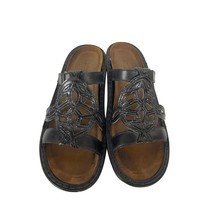 Naot Womens Granada Sandal Size EU 41 US 10 Black Leather - £14.15 GBP