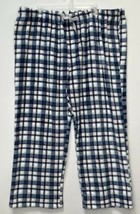 George Plus Women&#39;s Plush Pajama Pants Plaid Blue 4X - $15.99