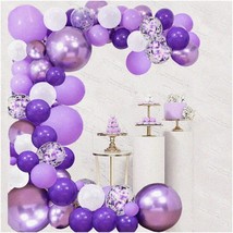 Celebrate in Style with the Lavender Dreams Balloon Arch Kit - Perfect for Festi - $24.74