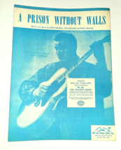 A Prison Without Walls Eddie Arnold Sheet Music Electric Steel &amp; Plectru... - $8.95