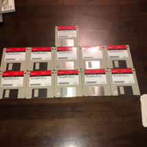 Novell WordPerfect for Windows lot of 11 - 3.5&quot; HD Diskettes - 1994 - £7.40 GBP