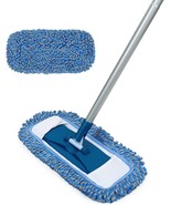 Mavriz Dust Mop For Hardwood Floor Washable Wet And Dry Mop With 58&quot;, Ti... - $50.73 CAD