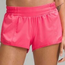 LULULEMON HOTTY HOT SHORT 2.5”~LIP GLOSS~LOW RISE/LR LINED~6~NWT - $79.98
