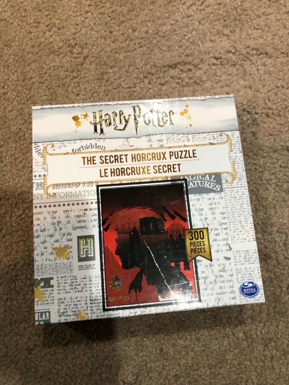 NEW 300 Piece Jigsaw Puzzle Spin Master 18 x 24 HARRY POTTER  THE SECRET... - $13.10