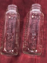 2 Glass Enenflo Baby Bottles No Tops - £19.53 GBP