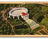 Aerial View Arlington National Cemetery Ampitheatre VA UNP Linen Postcar... - $2.92