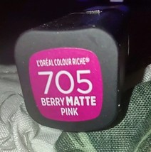 LOREAL COLOUR RICHE LIPSTICK  BERRY MATTE PINK 705 - $4.74
