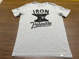 Under Armour x The Rock &quot;Iron Paradise&quot; Men&#39;s Gray T-Shirt - Medium - £12.01 GBP