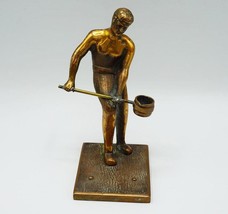 Johnson Bronze Co. Sculpture Foundry Worker Smelter - £141.28 GBP