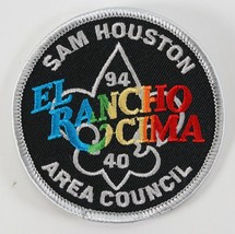 Vintage 1994 El Rancho Cima Sam Houston Council 40 Boy Scouts BSA Camp Patch - $11.69