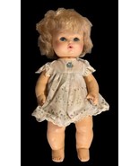Vintage Softina Doll 15&quot; Drink and Wet - Non Posable - Eegee 1971 - £15.61 GBP