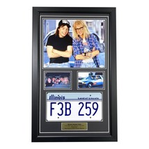 Dana Carvey Signed 11x14 Wayne&#39;s World Car License Plate Framed Collage PSA COA - £578.90 GBP