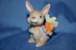 Homco Bunny wearing Jacket 1410 Rabbit Home Interiors &amp; Gifts - $5.00
