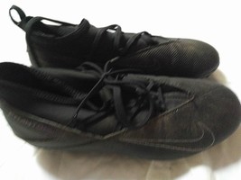 Men Shoes Nike Size 3 UK Synthetic Black Shoes - $18.00