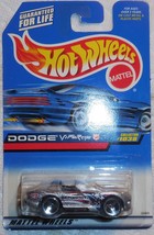 Hot Wheels 1999 Mattel Wheels &quot;Dodge Viper RT/10&quot; Collector #1038 On Sealed Card - £2.39 GBP