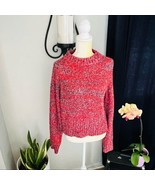 Current/Elliott The Moonshine Sweater, Red/Black, Size: (2), Small, NWT - €85,58 EUR