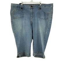 Gitano Women&#39;s Denim Plus Size Cargo Jeans Size 26W - $23.03