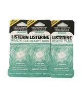 3 Listerine Ready Tabs Chewable Breath Tablets Soft Mint 8 Tabs Each NEW - £26.46 GBP