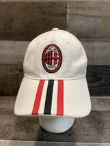 AC Milan ACM 1899 Adjustable Strapback Baseball Hat adidas Soccer White - £14.80 GBP