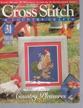 Cross Stitch &amp; Country Crafts Magazine May/June 1995 31 Projects Rooster... - $14.84