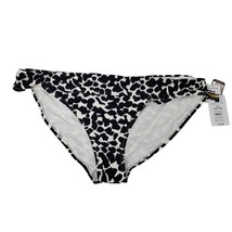 Time and Tru Womens XL Pebbles Black and White 1X Mid Rise Bikini Bottoms - £10.43 GBP