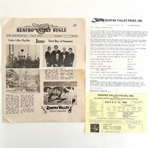 Renfro Valley Kentucky 1982 Ephemera Lot Of 3 Blue Grass Program Bugle DWW7 - £23.72 GBP