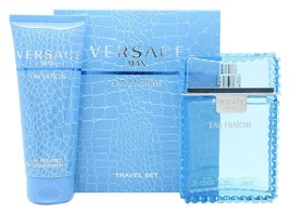 Versace Eau Fraiche 2 Pcs Set For Men: 3.4 Sp (travel Set) - $78.67
