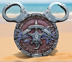 Disneyland Mickey Ears Maroon Disney Challenge Coin U.S. Secret Service Office - £13.50 GBP