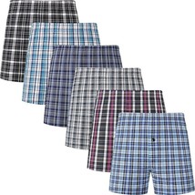 JupiterSecret Men&#39;s Underwear Woven Boxers for Men Pack Cotton Boxer Sho... - $22.00