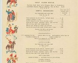 The Hilton Hotel Luncheon Menu Albuquerque New Mexico 1949 - $87.12