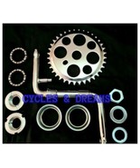 20&quot; LOWRIDER CRANK PACKAGE,  36 TEETH SPROCKET , 4&quot; Crank &amp; Bottom Brack... - £46.60 GBP