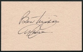 ABBE LANE SIGNED 3X5 INDEX CARD TWILIGHT ZONE MOVIE CAESAR AGAINST THE P... - £13.97 GBP