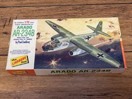 Lindberg Line Model Airplane Arado AR-234B German Twin Jet Bomber 1/72 CV JD - £17.35 GBP