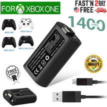 For Xbox One X S Play And Charge Kit Rechargeable Battery Pack &amp; Chargin... - £19.17 GBP