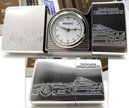 Zippo Williams Renault Time Tank Pocket Clock Watch running 1996 - $222.00