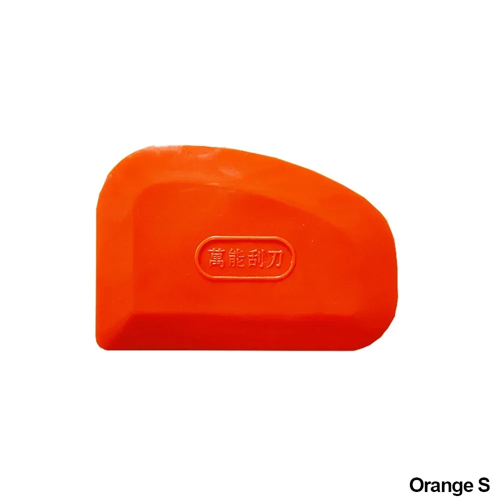 Rubber Scraper Pottery Tools Art Cutter Multi Spec DIY Sculpture Orange S - $4.58