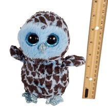 Owl Yago Plush Toy - 6&quot; Beanie Baby Boos Ty Silk Stuffed Animal Figure 2019 - £4.71 GBP