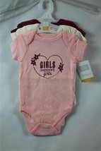 NWT Hudson Baby 3 Piece Cotton Bodysuits For 3-6 Months - £12.00 GBP
