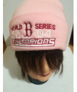 2004 Boston Red Sox MLB World Series Champions Pink Winter Hat - £14.85 GBP