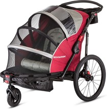 Schwinn Kids Bike Trailer and Stroller, Seats 2 Riders, Carrier Canopy for Sun - £503.49 GBP