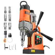 VEVOR Electric Mag Drill Press, 1450W, 2&quot; Diameter, 2878 lbf, with 6 Cor... - $259.99