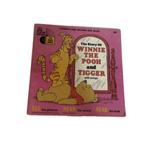 Disneyland Record And Book Winnie The Pooh And Tigger Songs 45 Album 1968 - £9.08 GBP