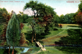 Newark New Jersey Golf Course Forest Hill Postcard - $6.50