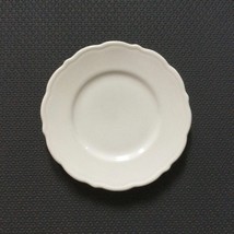 Vintage Syracuse China White Scallop Edge Saucer Plate 5.5&quot; Round - £5.34 GBP