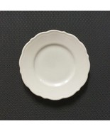 Vintage Syracuse CHINA WHITE SCALLOP EDGE Saucer Plate 5.5&quot; Round - £5.26 GBP