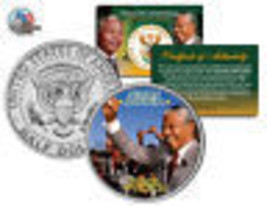 NELSON MANDELA *Father of a Nation* Victory JFK Kennedy Half Dollar US Coin - $8.56