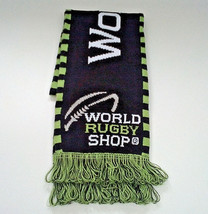 World rugby shop scarf my life my game rugby since 1823 graphics black g... - $34.65