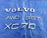 2001-2007 Volvo V70 XC AWD Rear Lid Trunk Emblem Set OEM - £13.42 GBP